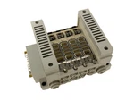 Smc VV5Q21-04C4FS0-S-X50US Valve Manifold Base Block. Fixed Price $31.50.