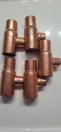 Mueller Industries W 04075 1-1/4" X 1" 3/4" Nom Copper Reducing Tee Lot Of. Fixed Price $39.99.
