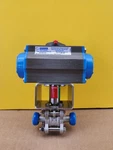 New Marwin UT-1-SR-05 Pneumatic Actuator W/ 1/2" Stainless Ball Valve. Fixed Price $360.00.