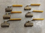 Parker 600 Cwp PN40 MS58 3/8" Ball Valve, Wog New Set Of. Fixed Price $28.00.