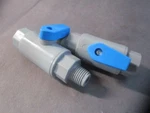 The Specialty Mfg (7153790) 1/4" Inline Angle Pvc Ball Valve - Lot Of 2. Fixed Price $16.10.