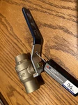 American Valve G100S 3/4 Lead-free Brass Solder Line Ball. Fixed Price $13.00.