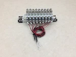 Pneumatic Solenoid Valve Manifold Bank Smc SY7120-5LZD-02 24 Dc Series 300 Mm. Fixed Price $243.75.