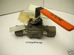 Tufline 1366SW 2-WAY Plug Valve 1/2" Nom. 316SS New Condition Box. Fixed Price $60.00.