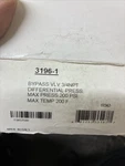 Taco 3196-1 Differential Bypass VALVE,3/4 In. Fixed Price $50.00.