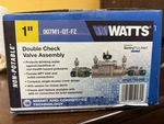 Watts 1 In. Double Check Valve Backflow Preventer Assembly T953362. Fixed Price $184.88.
