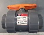 Kbi 3" True Union Ball Valve BTU-3000-SV, Pvc, NSF/ANSI61, 0212E. Fixed Price $399.95.