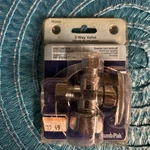 Plumb PP2903VLF 3-WAY Quarter Turn Stop Valve, 5/8 X 3/8 Compression G1. Fixed Price $8.30.