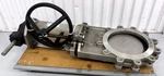 Fabri-valve FV-1287 ,FV-C6720678300, 10" Manual Knife Gate Valve, 150 Cwp, S316. Fixed Price $2500.00.