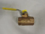 Apollo 7010627 1-1/4" Ball Valve, Bronze 2PC Body, Threaded Ends, Rptfe Seats. Fixed Price $40.41.