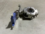 One Tyco Butterfly Valve Stainless Steel W/2 Telemecanique Limit Switches Unused. Fixed Price $187.49.