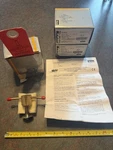 Parker R10E32 Solenoid Valve Less Coil 3/32" Orifice 1/4" Odf Connection Lotof. Fixed Price $52.50.