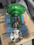 Valve, Control, Baumann Model #32-26400, 1" Flangeless Body CV=.005 Tfe Int. Fixed Price $1150.00.