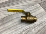 Watts 3/4" Brass Ball Valve Full Port Sweat FBVS-4 600 Wog 12448N #804F258. Fixed Price $15.99.