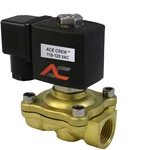 Acecrew Brass Solenoid Valve 1/2 Inch Npt, Normally Closed 110VAC, 120VAC - Flow. Fixed Price $63.99.