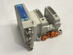 Smc VV5QC11-02N35DAN-S Pneumatic Plug-in Manifold 2-STATION. Fixed Price $67.49.