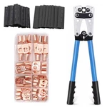 140PCS Copper Lugs Ring Terminals Bare Battery Welding Crimp Wire Connectors Kit. Fixed Price $38.39.