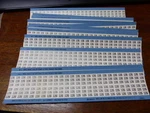 Brady WM126 Qty Of 20 Per Lot Wire Marker No 150/CARD Include. Fixed Price $25.00.