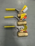 New Set Of Apollo 1/2" Threaded 600 W06 #70-103-01 Brass Ball Valves. Fixed Price $75.00.