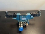 Mac Solenoid Valve MV-A1C-A211-CF-DFFJ1JJ With Manifold MB-A1C-131 Coil 24VDC. Fixed Price $60.00.