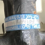 Milwaukee Valve Manual Lug Butterfly 6" Cast Iron Body Stainless Disc. Fixed Price $67.49.
