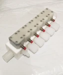 Entegris Upland 716022A Ptfe Sextuple Manifold Pneumatic Chemical Valve.. Fixed Price $250.00.