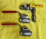 Ss Manual Ball Valves-apollo Conbraco 3/8 Used,kf Contromatics 1/4 New. Fixed Price $29.99.