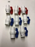 Lot Of 8 Proline 107-135HC 1" Schedule 40 Pvc Ball Valve. Fixed Price $44.99.