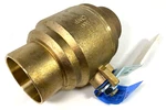 Nibco S-585-80-LF 3" Fsc Ball Valve NJ831XF Two-piece Bronze Lead-free Solder. Fixed Price $308.60.
