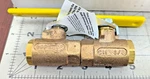 (2)DIXON 3/8" Npt Female 600 Psi, Wog; 150 Domestic Bronze Ball Valve H3S2. Fixed Price $19.50.