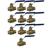 10 Pack Xfitting 1/2" Sweat Ball Valve , Full Port 600 Psi Wog Lead Free. Fixed Price $47.98.