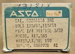Asco 8320A184 Solenoid Valve 1/4" 3NC. Fixed Price $55.00.