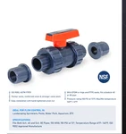True Gray Union Pvc Ball Valve Socket Slip Solvent/thread Schedule 40/80 Pipe. Fixed Price $16.99.