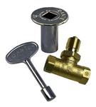 Dante Combo Pack W/ Straight Turn Ball Valve, 3-INCH Chrome Floor Plate & Key. Fixed Price $34.29.