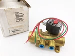 New Asco EF8344G72 110/120V Solenoid Valve Brass 4-WAY 3/8" Npt. Fixed Price $239.95.