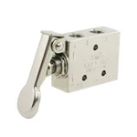 Uxcell Pneumatic 3 Position 4 Way Spring Return Lever Manual Air Valve. Fixed Price $30.26.