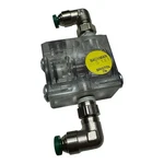 Bachman Klg 121 Pneumatic Flow Control Valve Assembly Clear Block W/ Fittings. Fixed Price $12.49.