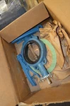 Dezurik Cast Iron Lug Style Butterfly Valve With Adjusting Handle, Size 6-W1. Fixed Price $349.99.