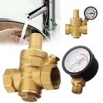 DN20 Water Pressure Regulator Npt 3/4" Inch Adjustable Brass Reducer Gauge New. Fixed Price $17.99.