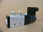 Jelpc 4DV210-08 Solenoid Air Valve 5 Way 1/4" Pt Port Ac 220V. Fixed Price $17.99.