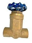 Nibco Brass Gate Valve 1-1/2" Solder Ends, Hand Wheel Operated. Fixed Price $97.01.