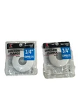 Pack Keeney Shallow Flange, 7/8"OD For 3/4" Copper/cts, White, 18009D, K20301. Fixed Price $13.99.