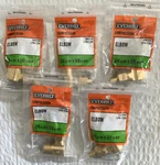 Lot Of 5 Everbilt 3/8 Od Compression X Mip 90-DEGREE Brass Elbow Adapter. Fixed Price $24.99.