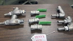 Kitz 1/2" - 200 316 Ss Swing Check And Ball Valves Used, Inv 48333. Fixed Price $100.00.