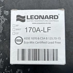 Leonard Valves 170A-LF Thermostatic Mixing 3/8" Free Shipping! New!. Fixed Price $90.00.