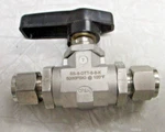 Ty-lok SS-8-DTT-8-8- 1/2" Tube End High Pressure Ball Valve, 5,000 Psi, 316-SS. Fixed Price $161.12.