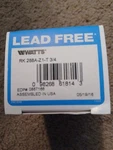 Pack Of Watts 288A-Z1-T-3/4 Check Valves And Backflow Preventers. Fixed Price $59.99.