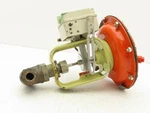 H.d. Baumann 32-24 588 Pneumatic Diaphragm Control Valve 1/2" Threaded 4-15 Psi. Fixed Price $269.99.