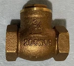 Swing Check Valve 3/4 Fip Brass - Ldr 022 1244. Fixed Price $13.95.