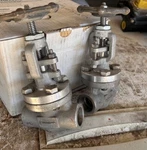 Stainless 1IN Globe Valve Bonney Forge Hl 38L-NACE Manual Socketweld (2PC). Fixed Price $700.00.